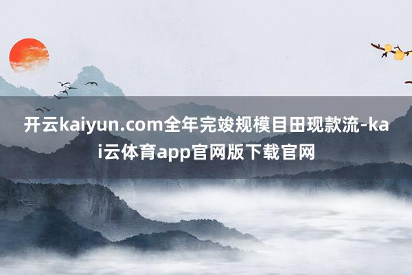 开云kaiyun.com全年完竣规模目田现款流-kai云体育app官网版下载官网